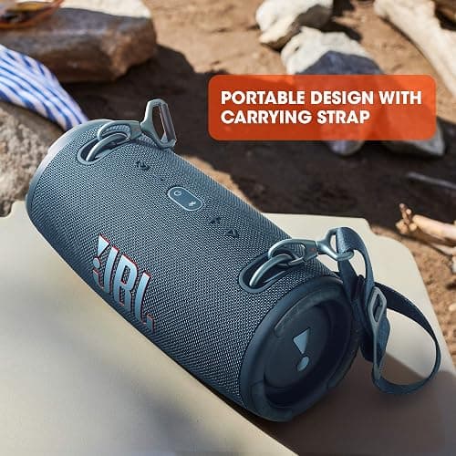 JBL Xtreme 3 - Portable Bluetooth Speaker, Powerful Sound and Deep Bass, IP67 Waterproof, 15 Hours of Playtime, Powerbank, PartyBoost for Multi-speaker Pairing (Black) thumbnail 4