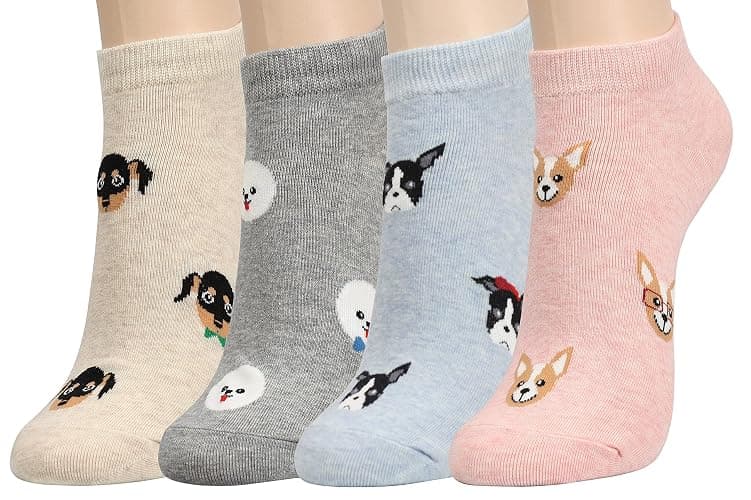 CUSTOMONACO Women Funny Animal Novelty Fashion Casual Cotton Ankle Socks - Image 1