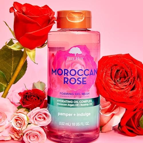 Tree Hut Moroccan Rose Nourishing & Moisturizing Foaming Gel Wash, 18 oz., Hydrating thumbnail 9
