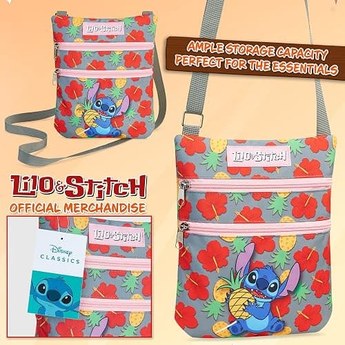 Disney Stitch Crossbody Bags for Women Teenagers Girls Purse Sling Shoulder Bag for Shopping Vacation Gifts for Her thumbnail 3