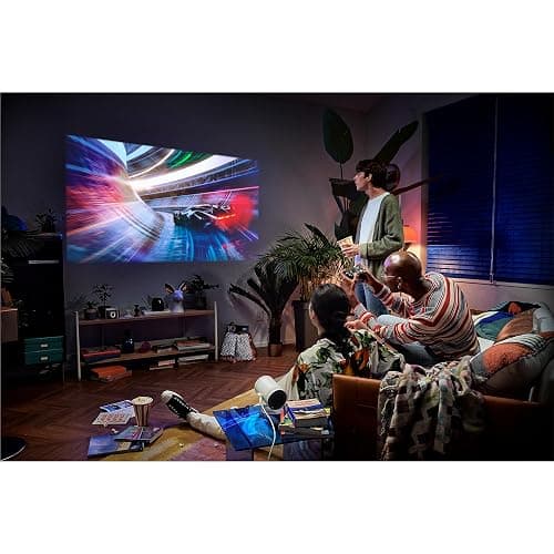 Samsung 30” - 100” The Freestyle 2nd Gen with Gaming Hub Smart Portable Projector, FHD, HDR, Big Screen Home Theater Experience, 360 Sound, SP-LFF3CLAXXZA, 2023 Model thumbnail 10