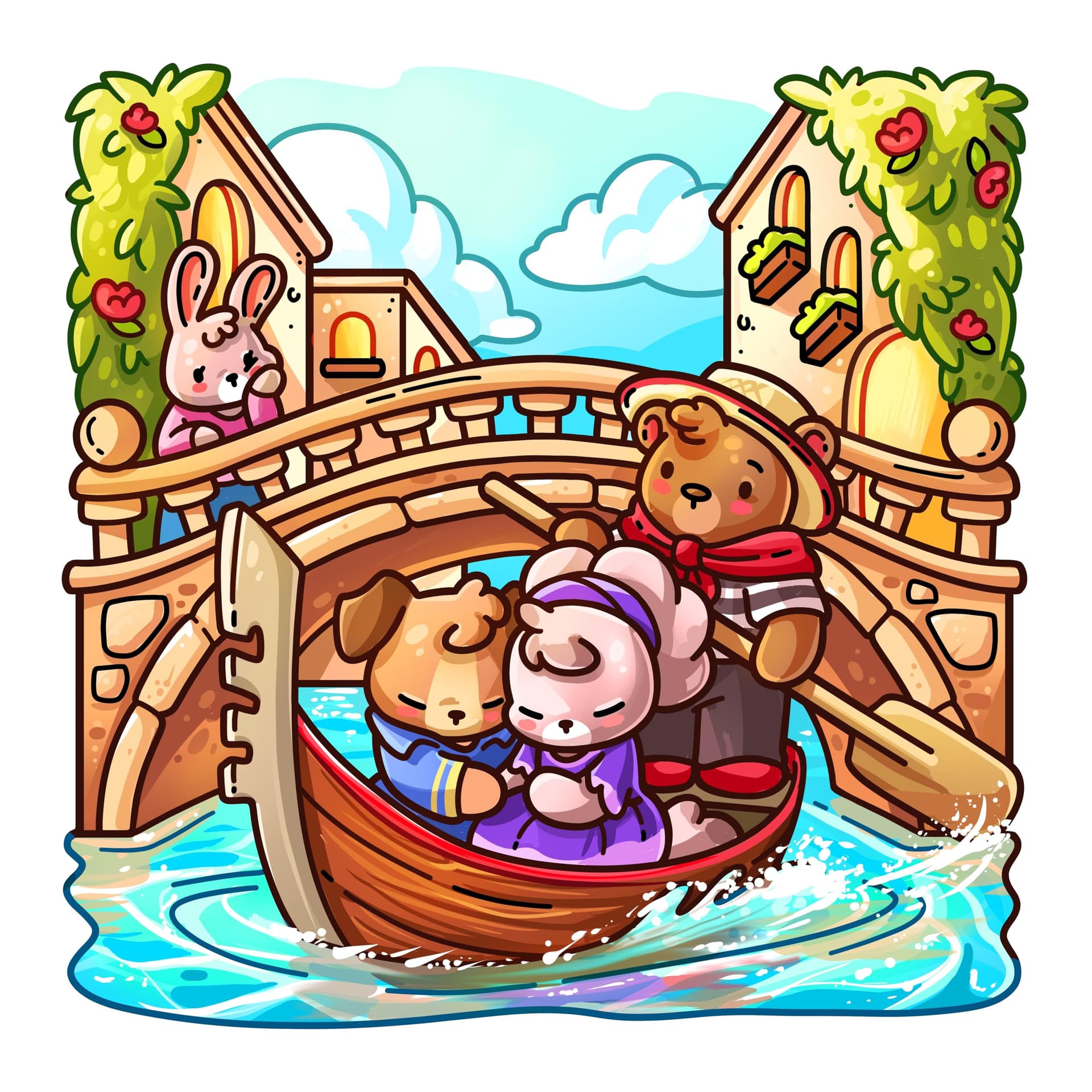 Cozy Europe: Cute Colouring Book thumbnail 4