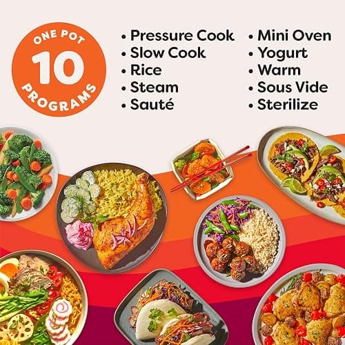 Instant Pot Pro (8 Quart) 10-in-1 Pressure Cooker, Slow Cooker, Rice/Grain Cooker, Steam, Sauté, Sous Vide, Yogurt Maker, Sterilizer and Warmer, Includes App thumbnail 3