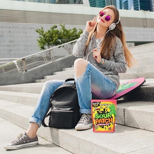 SOUR PATCH KIDS Watermelon Soft & Chewy Candy, Family Size, Bulk Candy, 1.8 lb thumbnail 6