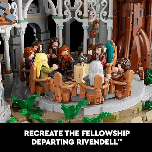 LEGO Icons The Lord of The Rings: Rivendell Building Set for Adults, Ages 18+ - LOTR Bedroom or Home Decor - Gift for Men & Women - 10316 thumbnail 7