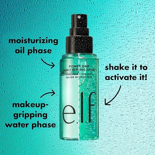 e.l.f. Power Grip Dewy Setting Spray, Ultra Fine Mist Made With Hyaluronic Acid, Grips Makeup For A Hydrated, Dewy Finish, Vegan & Cruelty-Free thumbnail 5