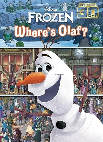 Disney Frozen - Where’s Olaf? Look and Find Activity Book - Includes Elsa, Anna, and More Frozen Favorites - PI Kids - Image 1