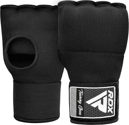 RDX Gel Boxing Hand Wraps Inner Gloves Men Women, Quick 100cm Long Wrist Straps, Elasticated Padded Fist Under Mitts Protection, Muay Thai MMA Kickboxing Martial Arts thumbnail 6