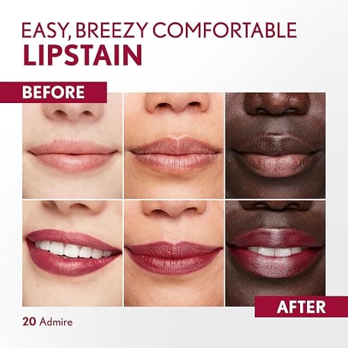 COVERGIRL Outlast, 20 Admire, Lipstain, Smooth Application, Precise Pen-Like Tip, Transfer-Proof, Satin Stained Finish, Vegan Formula, 0.06oz thumbnail 3
