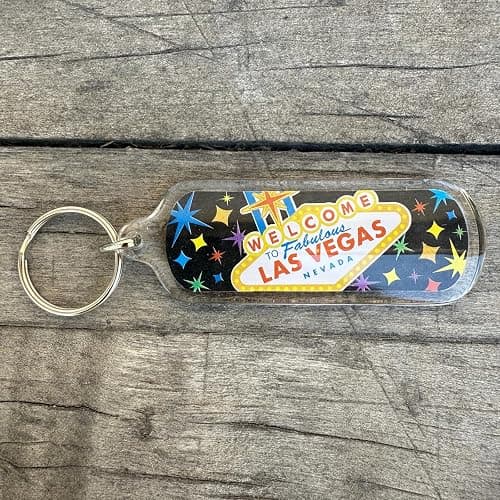SNCO Las Vegas Souvenir Keychains – 6-Pack Gift Set with Lucky Penny, T-Shirt Shape & Iconic Welcome Sign Designs thumbnail 6
