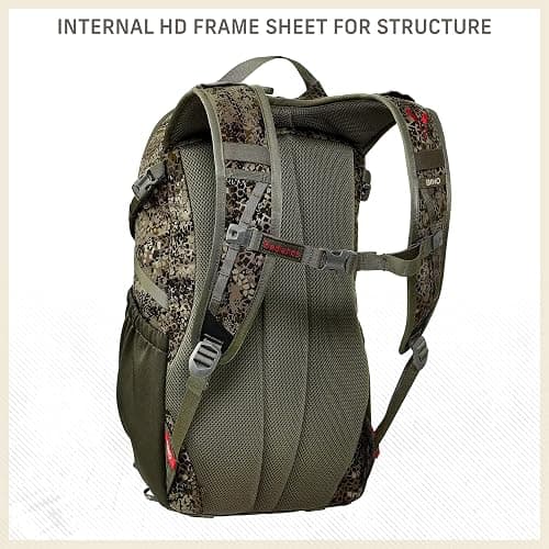Badlands ATX 12 Hunting Pack - All-Terrain Xtreme Tactical Backpack, Lightweight, Water Resistant, Realtree EDGE thumbnail 6