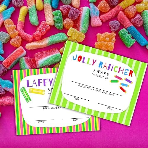 Candy Bar Classroom Awards Superlatives Certificates 25pk 8.5x11” Different Designs End of Year Most Likely to Best at Teacher for Students thumbnail 5