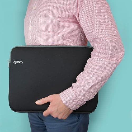 Rapesco 1693 Custodia per Portatile/Laptop con Protezione Antibatterica, 14", Nero thumbnail 4