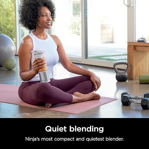 Ninja BC151WH Blast Portable Blender, Cordless, 18oz. Vessel, Personal Blender-for Shakes & Smoothies, BPA Free, Leakproof-Lid & Sip Spout, USB-C Rechargeable, Dishwasher Safe Parts, White thumbnail 10