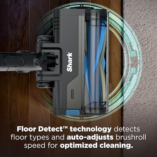 Shark PowerPro Reveal Plus Cordless Vacuum, FloorDetect & Dirt-Reveal Technology, HEPA Filter, Carpet & Hard Floor, Rechargeable, Charcoal, IZ376H thumbnail 4