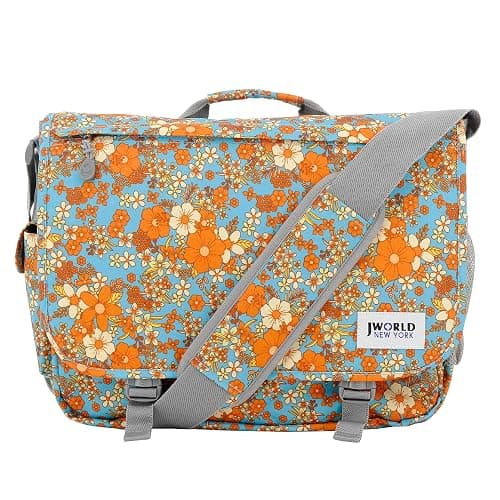 J World New York Thomas Laptop Messenger Bag for Women & Men. Kids Computer Bookbag - Image 1