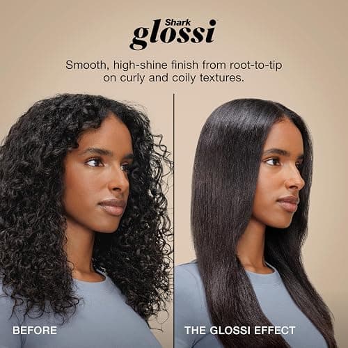 Shark Glossi 2-in-1 Hot Tool and Air Glosser, Ultra-Fast, Ultra-Glossy Blowouts at-Home, Heat-Controlled Ceramic, Curly, Coily, and Color Friendly, Jewel Teal, HT302TL thumbnail 7