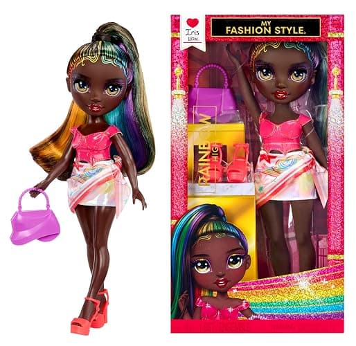 Rainbow High My Fashion Style Iris, Rainbow 11" Fashion Doll with Statement Outfit, Stylish Handbag, Great Toy Gift for Girls Kids Ages 4-12 Years - Image 1