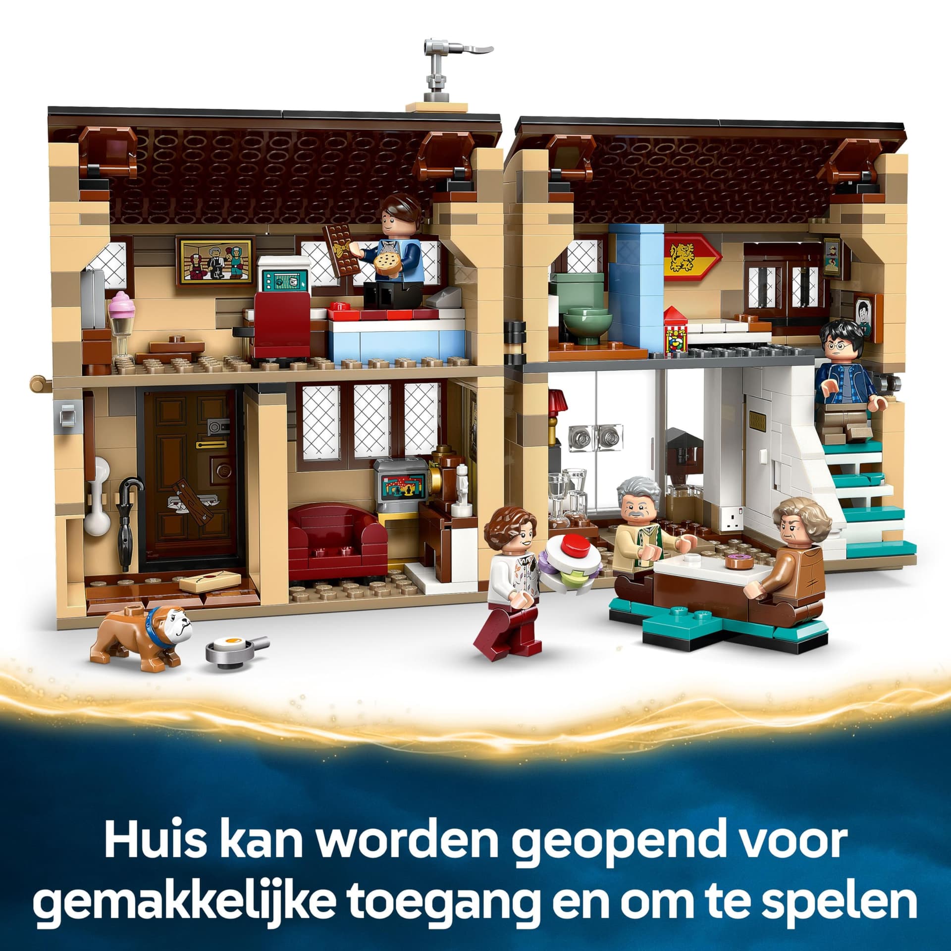 LEGO Harry Potter Privet Avenue: Visit of Aunt Margot Toys with 5 Minifigures, Grompie the Dog and Blown Aunt Margot Figure - Prisoner of Azkaban Gift for Girls and Boys 76451 thumbnail 3
