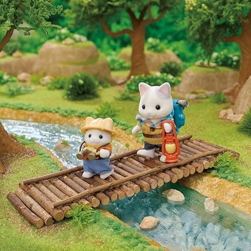 Sylvanian Families - 5763 Hermano y Babé Gato Latte, Vamos a Explorar thumbnail 6