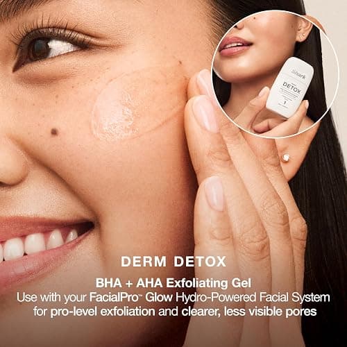 Shark FacialPro Glow at-Home Hydro-Powered Facial System with DePuffi Hot & Cold Therapy – Professional Spa Skincare Device for Pore Cleansing, Hydration, & Radiant Glow, Black, FH320BK thumbnail 5