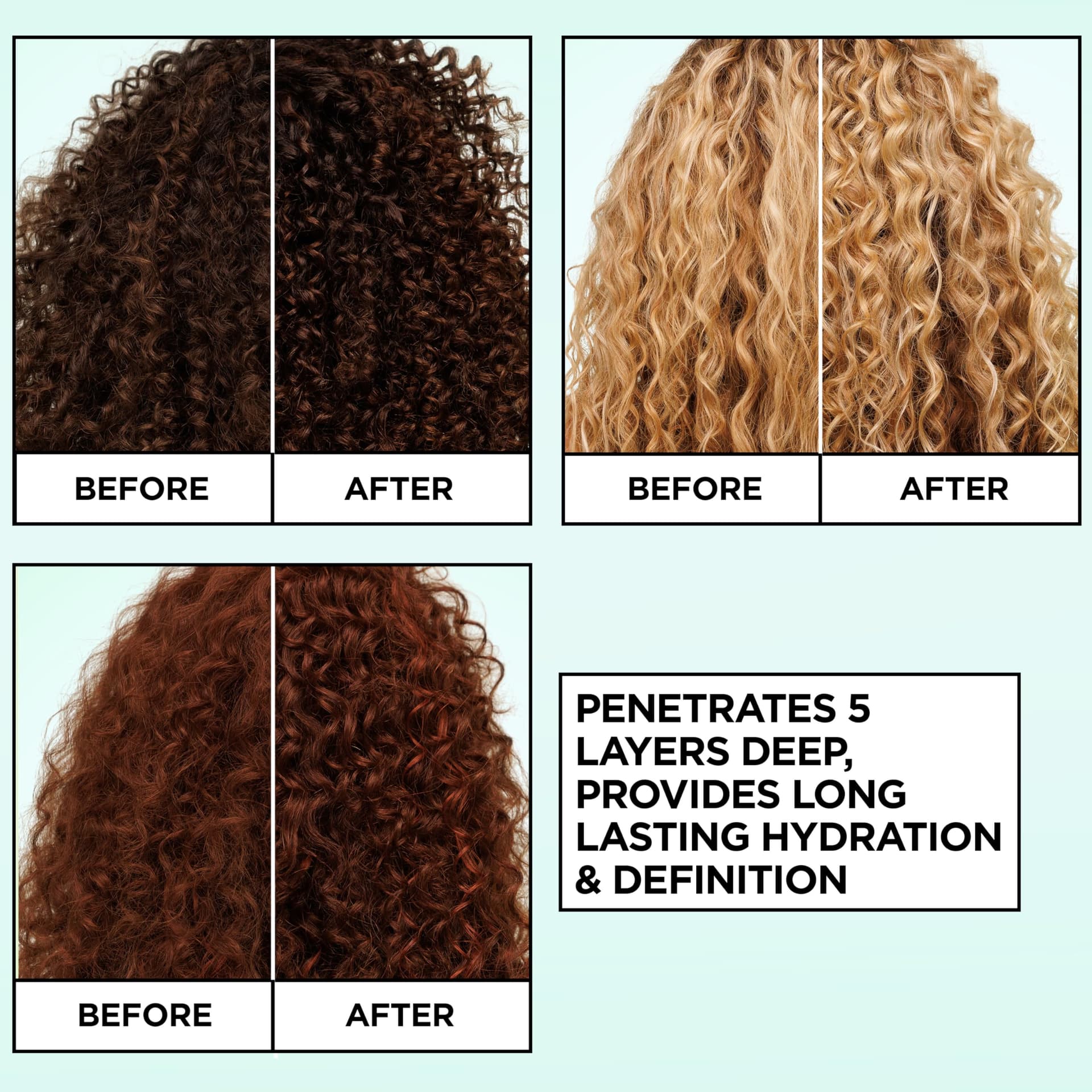 Garnier Fructis Curls Method Step 2 Mask for all curl types Refill curls with hydration for up to 100H With Hyaluronic Moisture Complex + Shea Fatty Acids Sulfate-free silicone-free Vegan 370ml thumbnail 5