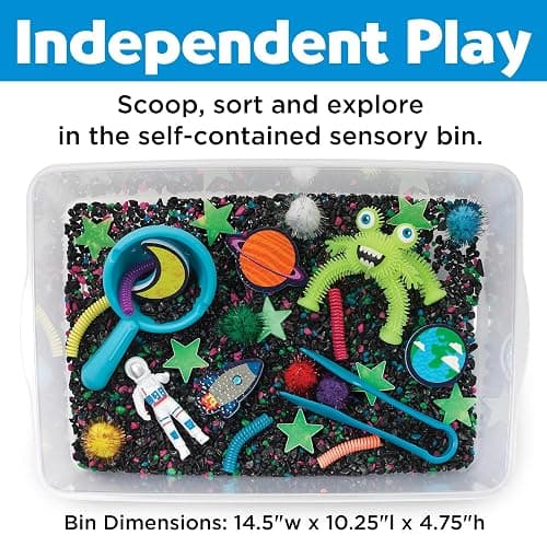 Creativity for Kids Sensory Bin Outer Space - Child Craft Activity for Boys and Girls thumbnail 8