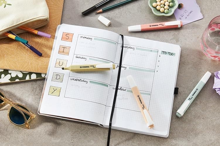 STABILO - Textmarker - swing cool NatureCOLORS - 4er Pack - schlammgrün, siena, beige, grünerde thumbnail 2