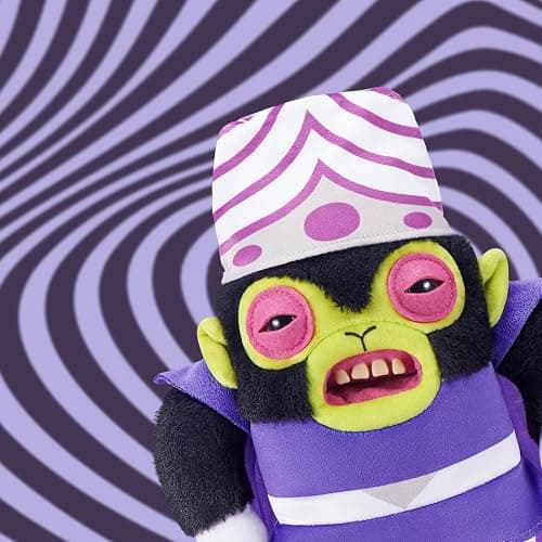 Fuggler Powerpuff Girls 9-Inch Plush Toy (Mojo JoJo) by ZURU – Funny Ugly Monster Stuffed Animal with Human-Like Teeth, Collectible Plush for Kids, Tweens, Teens, Adults & Cartoon Fans thumbnail 4