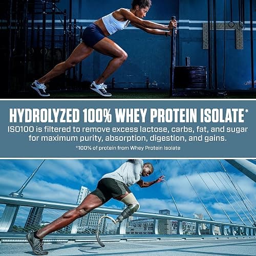 Dymatize x Birthday Cake Pebbles ISO100 Whey Protein Powder Isolate, 25g of Protein, 20 Servings, 5.5g BCAAs, 120 Cal., Gluten Free, 1g Fat, 1g Sugar, 2g Carb thumbnail 6