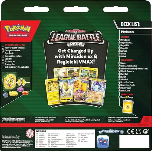 Pokémon TCG: Miraidon ex League Battle Deck thumbnail 5