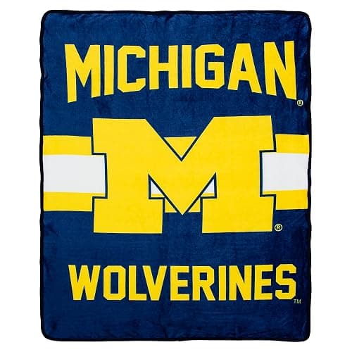 NORTHWEST NCAAA Singular Silk Touch Throw Blanket, 45" x 60" Michigan Wolverines thumbnail 3