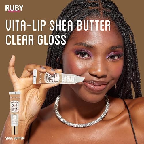 Ruby Kisses Broadway Vita-Lip Clear Lip Gloss (10 Pack), Hydrating & Soothing Formula with Vitamin, High-Shine Non-Sticky Lip Balm with Mint, Rosehip, Coconut, Mango, Argan, Honey, Shea, Cherry, Peach thumbnail 7