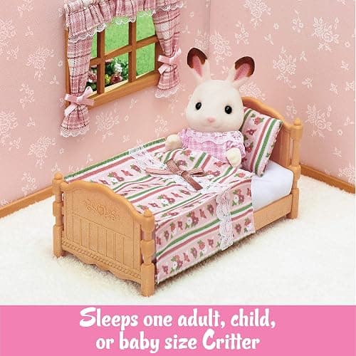 Calico Critters Bed & Comforter Set - Dollhouse Furniture and Accessories thumbnail 3