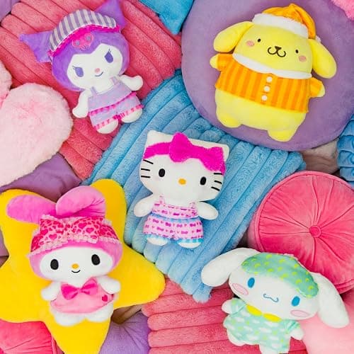 Jazwares Hello Kitty® and Friends - 8-Inch Pompompurin™ Pajama Party Plush - Officially Licensed Sanrio® Product from Ages 6+ thumbnail 2
