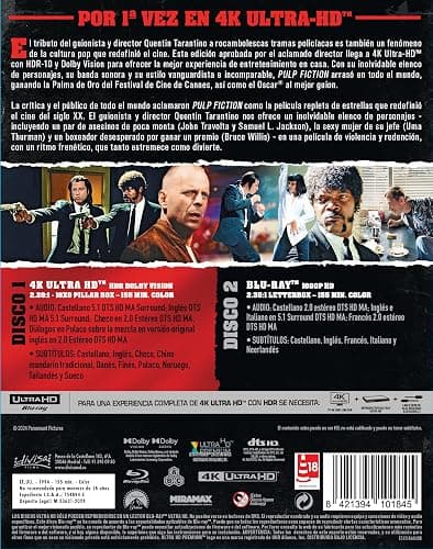Pulp Fiction Ed. 30 Aniversario (4K UHD + Blu-ray) thumbnail 2