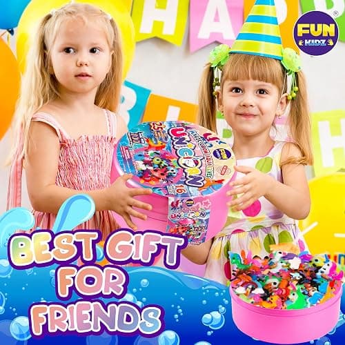 Unicorn Magic Grow Aqua Elves Kit, FunKidz Magical Water Elf Toys for Kids with 25 Colors Gel 16 Unicorn Molds to Make Over 100 Water Pets Crafts for Girls Boys Ages 3+ thumbnail 7