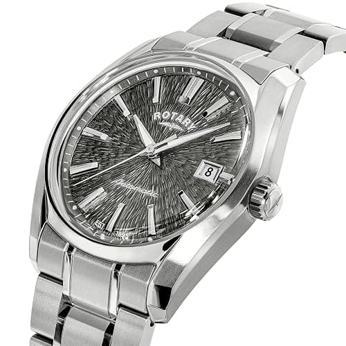 Rotary Men's Lumen Grey Dial Stainless Steel Bracelet Watch thumbnail 2