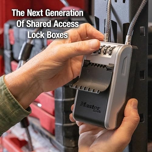 Master Lock High Capacity Key Lockbox, Combination Dial, Removable Cable thumbnail 3