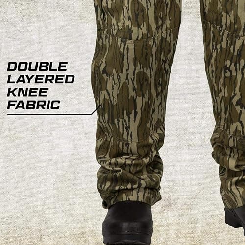 Mossy Oak Cotton Mill 2.0 Camo Hunting Bibs, Uninsulated Camo Overalls for Men thumbnail 6