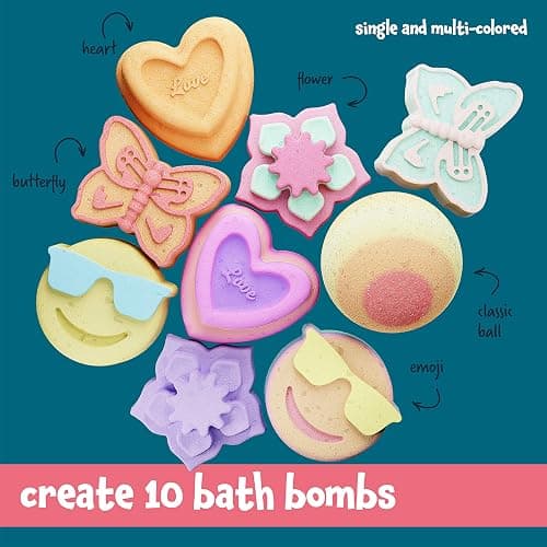 Dan&Darci Soap & Bath Bomb Making Kit for Kids, 3-in-1 Spa Science Kits, Easter Craft Gifts for Girls & Boys Age 6-12 Year Old Girl Crafts: DIY Experiment Toys, Gift for Kid Ages thumbnail 5