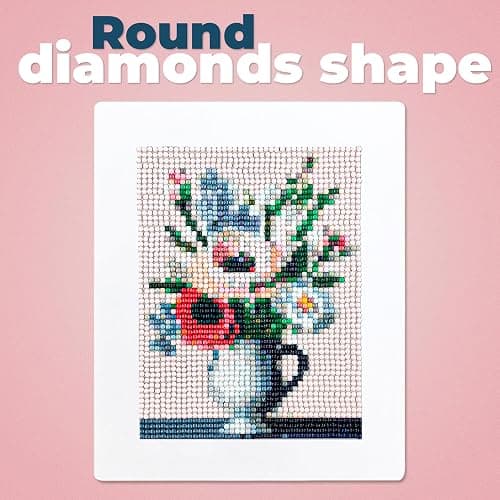 LuwoArte 6 Pack Diamond Painting Kits for Adults – Flower-Themed Diamond Art Kits – Full Drill DIY Paint Gem Art for Adults – Brilliant 5D Diamond Painting Kit – Relaxing Craft for Home Wall Décor thumbnail 7