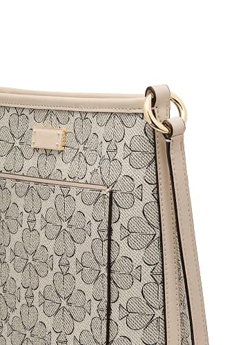 kate spade new york Spade Flower Coated Canvas Small Swingpack, Neutral Multi thumbnail 6