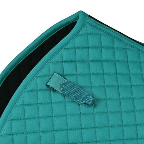 WeatherBeeta Prime Air-Tec Jump Shaped Saddle Pad, Dark Turquoise, Large thumbnail 2