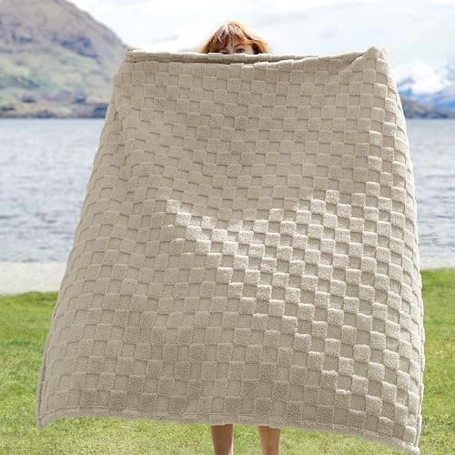 Bedsure GentleSoft Light Brown Throw Blanket for Couch - Super Soft Cozy Blankets Gifts for Women Men Girls, Cute Small Fleece Throws for Bedroom Home Decor, 50x70 Inches thumbnail 2