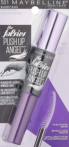 Maybelline Volum' Express Falsies Push Up Angel Washable Mascara, Blackest Black, 1 Count - BLACKEST BLACK - 0.33 Fl Oz (Pack of 1) thumbnail 2