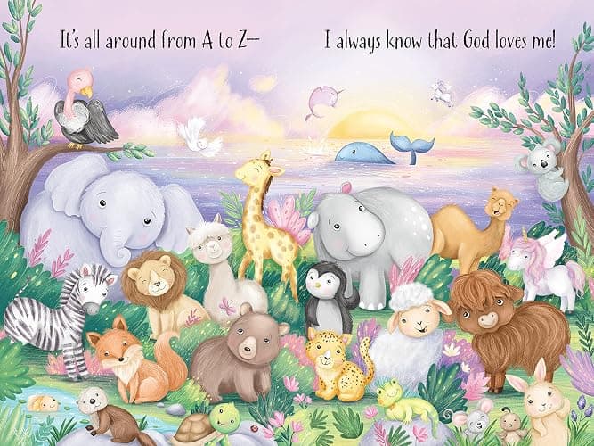 ABC God Loves Me: An Alphabet Book About God's Endless Love for Babies and Toddlers thumbnail 2