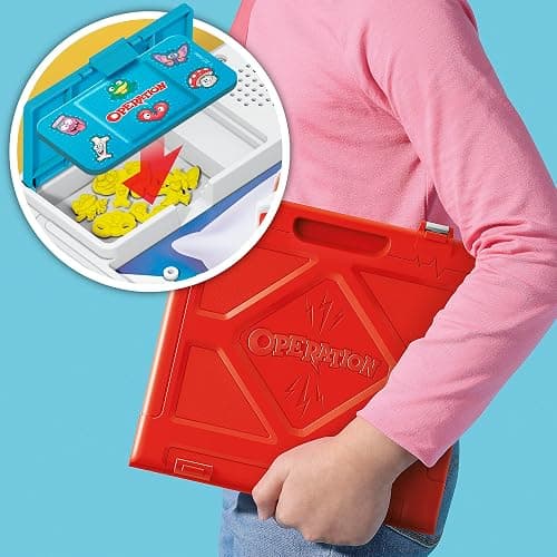 Operation Electronic Board Game with All-in-One Carrying Case | 2 Ways to Play | Ages 6+ | 1+ Players | 10 Mins. | Fun Kids Games thumbnail 4