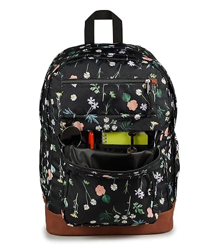 JanSport Cool Backpack with 15-inch Laptop Sleeve, Large Computer Bag Rucksack with 2 Compartments, Ergonomic Straps, Bewitched Blooms thumbnail 10