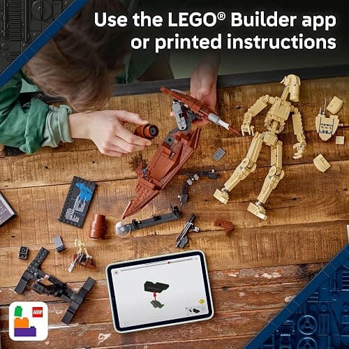 LEGO Star Wars: The Phantom Menace Battle Droid with STAP - Building & Learning Toy for Boys & Girls, Ages 12+ - Star Wars Toy & Model Kit - Gift for Christmas - 75428 thumbnail 7